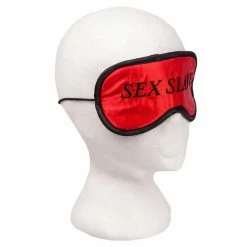 Discount 👍 Bondara&Sex Sex Slave Red Satin Embroidered Eye Mask 🔔 -Sex Aids Sales unnamed file 228